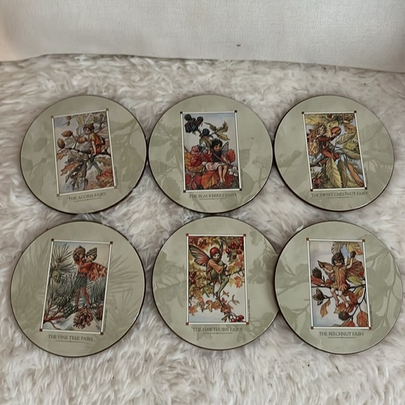Jason Fairy 6 NIB  COASTERS - Picture 2 of 9